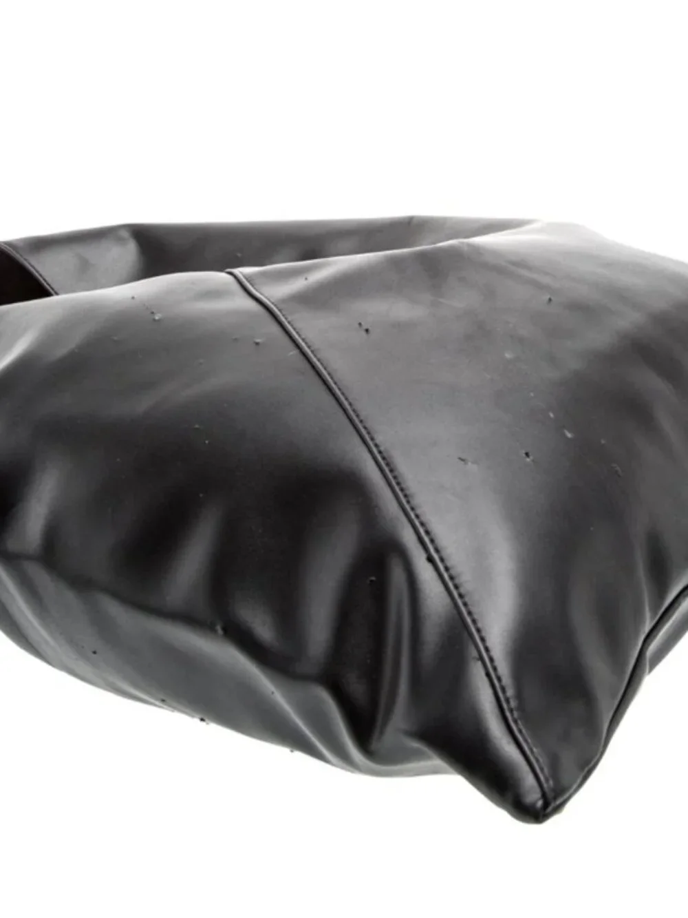 MM6 Margiela Large Leather Triangle Tote